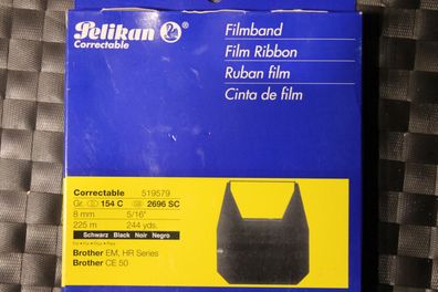 Filmband; Farbband für Schreibmaschinen; Gruppe 154 C; schwarz