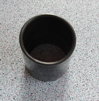 Muffe schwarz für Abwasser Rohrsystem 28 mm steckbar Reich 300f236 NEU