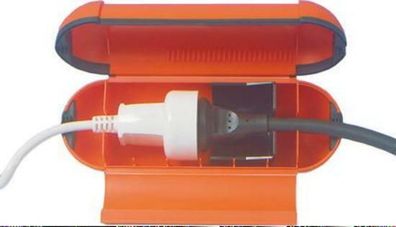 Sicherheitsbox Kabelsafe ROT für Schuko Stecker Box Dichtung Schutz 321f039 NEU