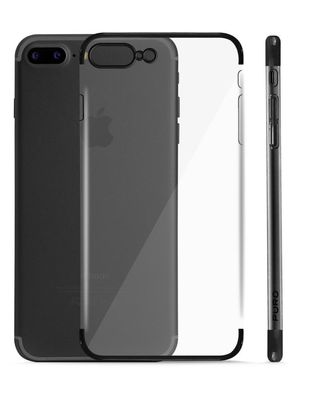 Puro Verge Crystal Cover Case SchutzHülle Klar Rahmen für Apple iPhone 7 8 Plus
