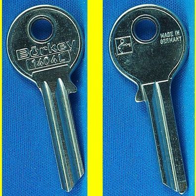 Schlüsselrohling Börkey 1404 L für verschiedene AZ, Harting, Herkrath, NSM, Automaten