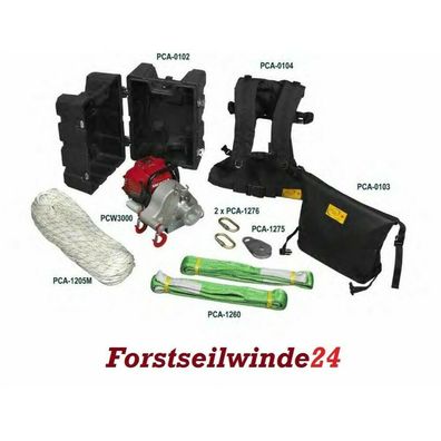 Seilwinde Forstwinde PCW 3000 HK / Set Forstwirtschaft & Jagd - Made in Canada