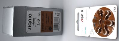 Siemens 312er Hörgeräte Batterien 120 Stück