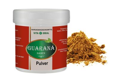Vitaideal ® Guarana Samen Pulver + Messlöffel von NEZ-Diskounter