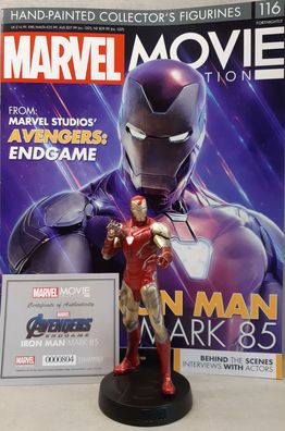 MARVEL MOVIE Collection #116 Iron Man Mark LXXXV Figurine (Endgame) Eaglemoss engl.