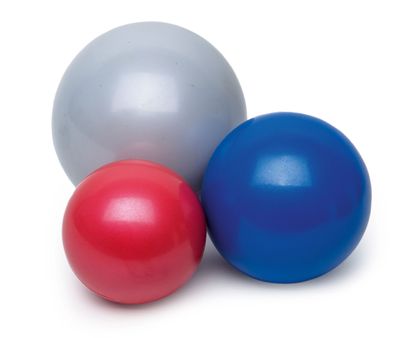 Ball mit Gewicht Gewichtsball Gymnastikball 1 Stück ROT 0,5 kg