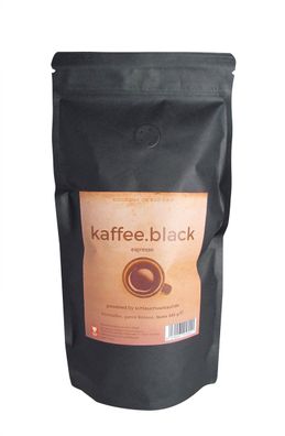 500g kaffee. black espresso 50% Arabica - 50% Robusta