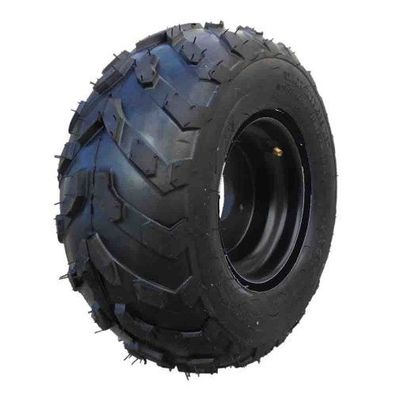Komplettrad Felge mit Reifen 3-Loch 16x8-7 schwarz links Quad ATV Kinderquad