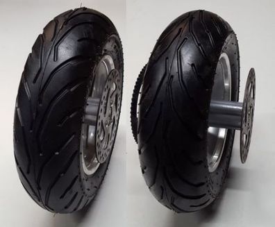 Set Räder vorne hinten Scooter Pocketbike 90/65/6,5 und 90/65/6,5