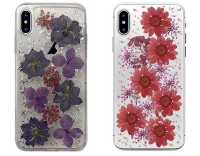 Puro Glam Cover Hippie Chic Case SchutzHülle Tasche Case für Apple iPhone X XS