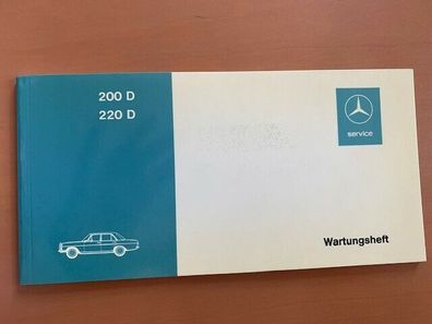 NEU Wartungsheft Serviceheft für Mercedes Deutsch 200D 220D W115