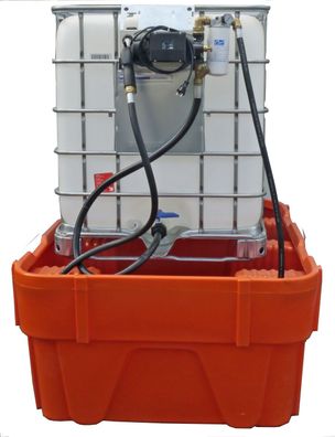 Umfüllpumpe Elektropumpe Ölpumpe für IBC mit Filter für Hydrauliköle