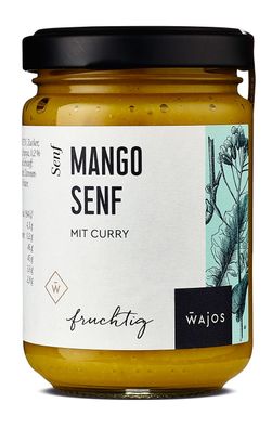 Wajos Mango Senf mit Curry 145ml