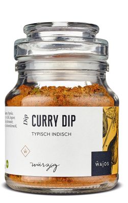 Wajos Curry Dip typisch indische Gewürzmischung 100g