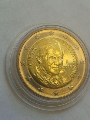 2 euro 2008 Vatikan Papst Benedikt XVI. Kursmünze prägefrisch unzirkuliert unc.