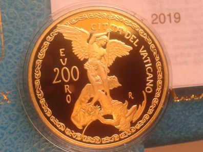 200 euro 2019 PP Gold Vatikan Papst Franzskus nur 499 Stück SELTEN 40g Gold