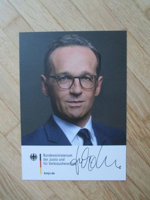 Bundesminister SPD Heiko Maas - handsigniertes Autogramm!!!