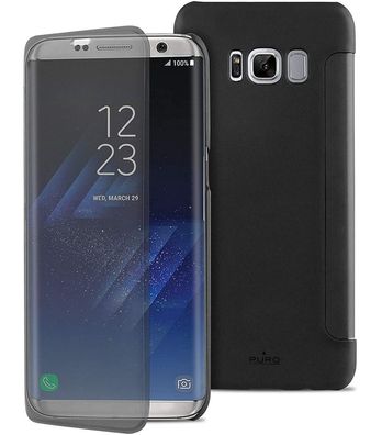 Puro Booklet Case Sense Smart Tasche SchutzHülle für Samsung Galaxy S8+ S8 Plus