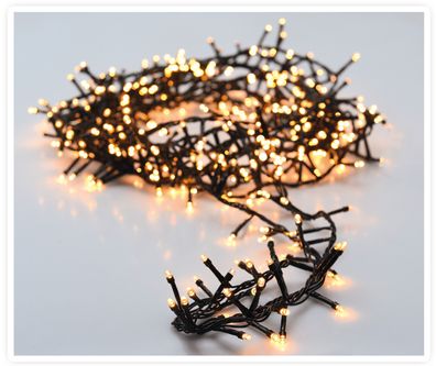 Weihnachts Lichterkette 1500 LED warm weiß - 30 m - Baum Deko Außen 8 Leuchtmodi