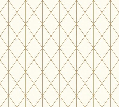A.S. Création geometrisch Tapete Gold Papier 365751 Wand Skandinavisch Stuktur