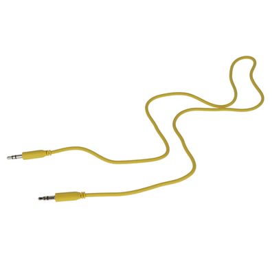 G&BL Aux Kabel 2 x Klinke 3,5mm 0,7m gelb