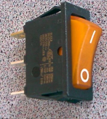 Schalter orange Wippschalter Dometic Elektrolux Kühlschrank Zündung 91368m NEU