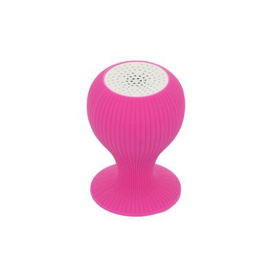 Networx Bubble Dusch-Lautsprecher mobiler Bluetooth Lautsprecher mit Micro-USB pink