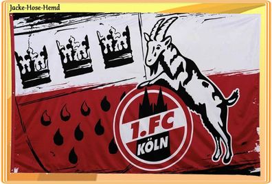 Fahne 1. FC Köln Hissfahne Flagge