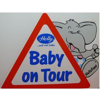 20 Stück Lustige Autofenster Warnschild Aufklebe "Baby on Tour" für ihr neues Baby