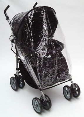 Universal Regenschutz Regenverdeck für Kinderwagen Buggy Regenhaube transparent