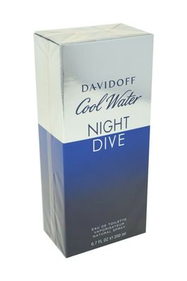 Davidoff Cool Water Night Dive 200ml Eau de Toilette EDT Neu