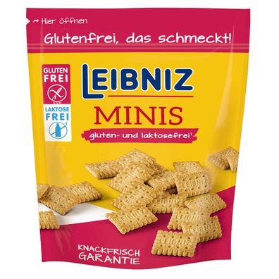 Leibniz MINIS gluten und laktosefrei leckere Butterkekse 100g