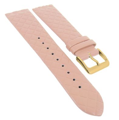 Minott Uhrenarmband | Leder rosa Raute passend zu Skagen 29771