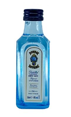 Bombay Sapphire London Dry Gin - Miniatur - 0,05l 40% vol