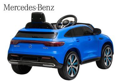 Mercedes EQC 400 SUV JEEP Elektroauto Kinderauto Kinderfahrzeug 6V Batterie Blau