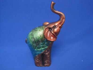 Afrika Elefant Dekofigur Deko Tierfigur handbemalt