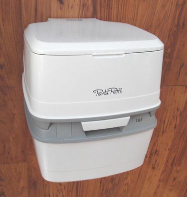 Thetford WC tragbare Toilette Porta Potti 165 weiß/ grau 301f516 NEU