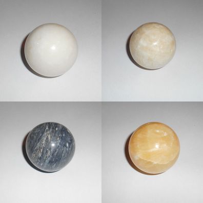 Marmorkugeln mit 55 mm Durchmessernn, Onyx, verschiedene Farben, Handschmeichler