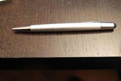 Touch Pen Kugelschreiber, matt-metallic, silber