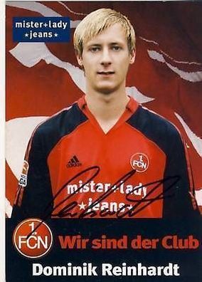 Dominik Reinhardt 1. FC Nürnberg 2005/06 Autogrammkarte + A 64569