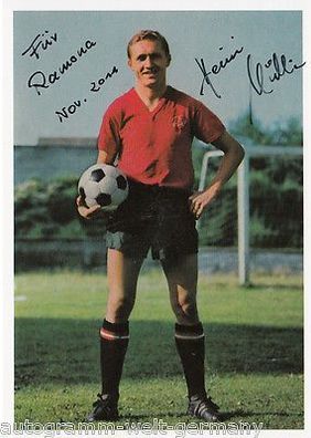 Heiner Müller 1. FC Nürnberg Autogrammkarte Original Signiert + A 64294