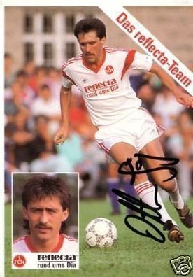 Jörg Dittwar 1. FC Nürnberg 1987-88 Autogrammkarte + A 64394