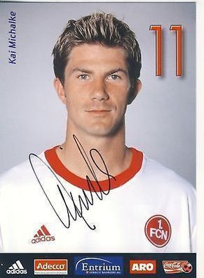 Kai Michalke 1. FC Nürnberg 2002/03 Autogrammkarte + A 64526