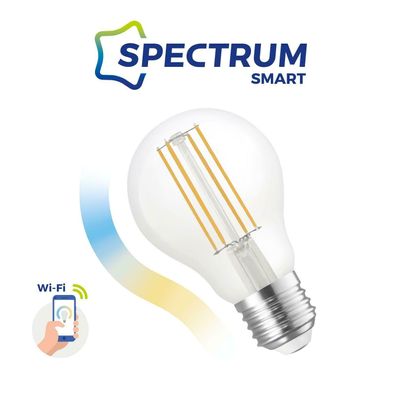 LED 5W WiFi Leuchtmittel CCT Dimmbar Spectrum Smart Kugel Birne Alexa Google E27