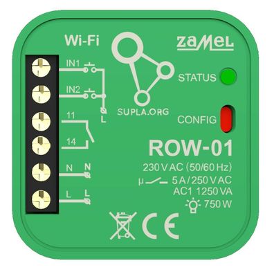 SUPLA WiFi WLAN Kontroller Beleuchtungsteuerung Smart Home Funkempfänger ROW-01