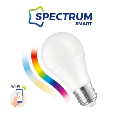 LED 9W WiFi Leuchtmittel RGBW CCT Dimmbar Spectrum Smart Birne Alexa Google E27
