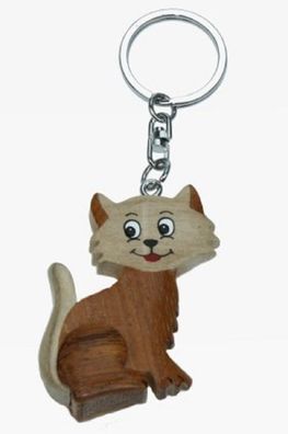 Schlüsselanhänger Katze Schlüsselring Talisman Rucksackanhänger Taschenanhänger Tiere