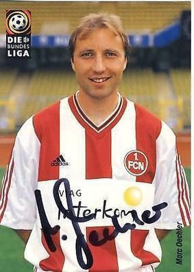 Marc Oechler 1. FC Nürnberg 1998-99 Autogrammkarte + A 64481