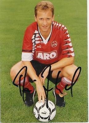 Rainer Zietsch 1. FC Nürnberg 1994-95 Autogrammkarte + A 64445
