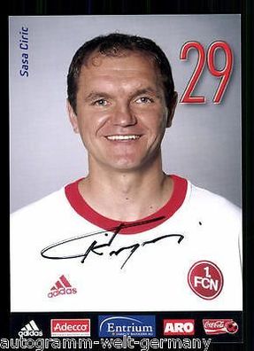 Sasa Ciric 1. FC Nürnberg 2002-03 Autogrammkarte + A 64533